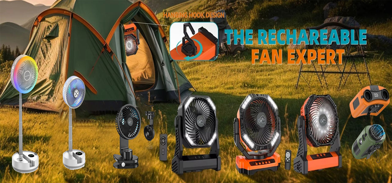 Multifunctionele draagbare ventilator