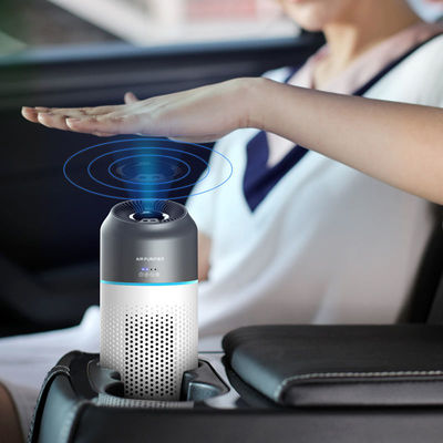 3 in 1 auto luchtreiniger met HEPA koolstoffilter en fluisterstil ventilator