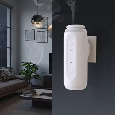 Plastic Material Aroma Diffuser Machines 300cbm 100ml Hangende stopcontact Wit