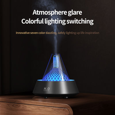 Aromatherapie Vlam-effect Air Humidifier Machine Wit Zwart Kleur