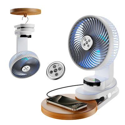 9 snelheden Clip On Multifunctionele Draagbare Ventilator Kleine accu oplaadbaar 20000MAh
