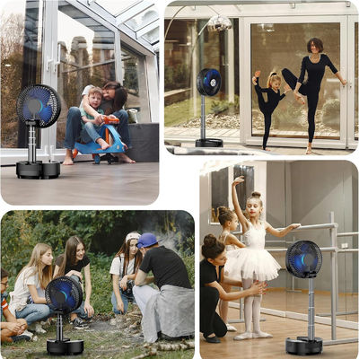 Socool ventilator 20000mAh Draagbare afstandsbediening ventilator Indoor en Outdoor Camping ventilator 9 Modes Type-C Verstelbare tafelventilator