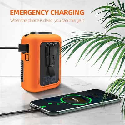 Socool Fan 6000mAh 3 snelheidsniveaus Multifunctionele Draagbare ventilator Geluidsniveau Minder dan 50 DB Licht