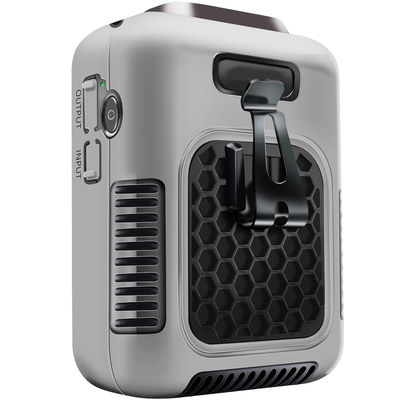 Socool Fan 6000mAh LED-licht Functie Verstelbare mobiele ventilator Multifunctionele taille ventilator Met minder dan 50 dB geluidsniveau