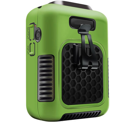 Socool Fan 6000mAh Type-C Power Source Multifunctionele draagbare ventilator met minder dan 50 dB geluidsniveau In groen Oranje Grijz
